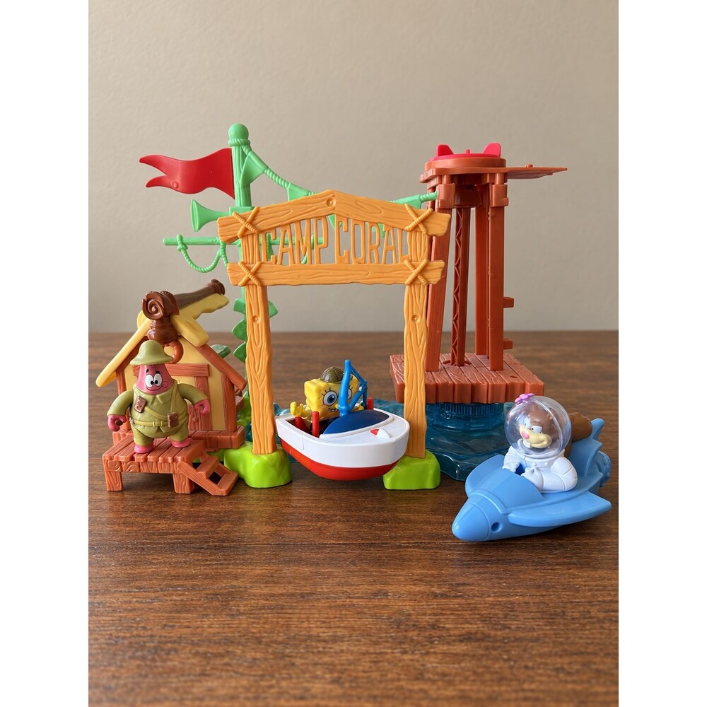 Imaginext Spongebob Squarepants CAMP CORAL KAMP KORAL 3" Action Figure Playset